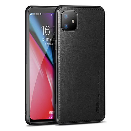 

Case For Apple iPhone 11 / iPhone 11 Pro / iPhone 11 Pro Max Shockproof / Dustproof Back Cover Solid Colored PU Leather / TPU