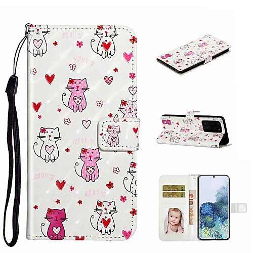 

Case For Samsung Galaxy S20 / Galaxy S20 Plus / Galaxy S20 Ultra Wallet / Card Holder / with Stand Full Body Cases Multi-cat PU Leather / TPU for Galaxy A51 / A71 / A80 / A70 / A50 / A30S / A20