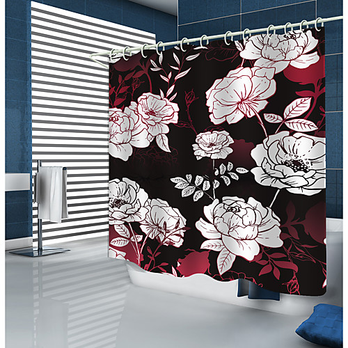 

Shower Curtains & Hooks Modern Polyester New Design