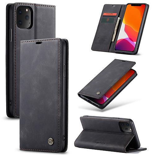 

CaseMe Retro Business Leather Magnetic Flip Case For iPhone 11 Pro Max / 11 Pro / 11 / SE2020 / Xs Max / Xs / Xr / X / 8 Plus / 7 Plus / 6 Plus / 8 / 7 / 6 With Wallet Card Slot Stand Case Cover