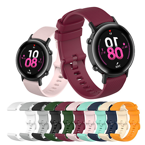 

Sport Silicone Wrist Strap Watch Band for Samsung Galaxy Active 2 40mm 44mm / Active R500 / S2 Classic / Gear Sport Replaceable Bracelet Wristband