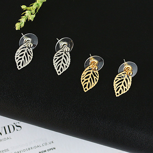 

Women's Earrings Holiday Wedding Birthday Romantic Earrings Jewelry Gold / Silver For Date Street Festival 1 Pair