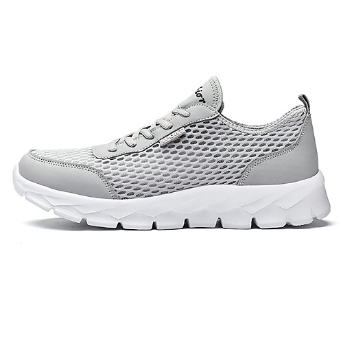 

Men's Fall Daily Outdoor Trainers / Athletic Shoes Running Shoes / Walking Shoes Tissage Volant Breathable Non-slipping Shock Absorbing Black / Blue / Gray