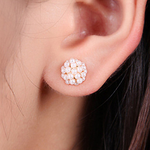 

Women's Earrings Holiday Wedding Birthday Romantic Earrings Jewelry Gold For Date Street Festival 1 Pair