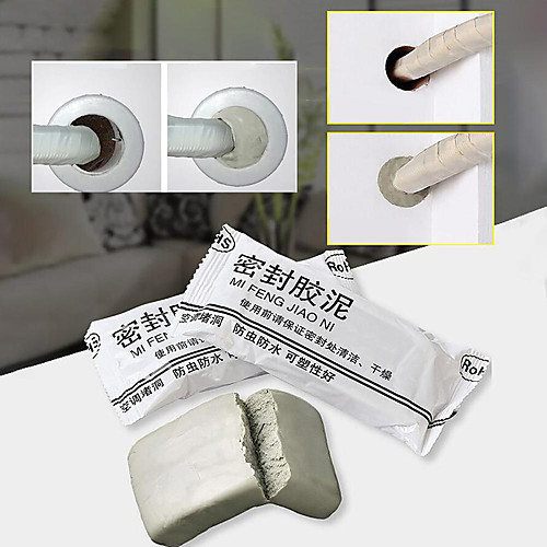 

Wall Sealant Household Waterproof Clay Seal Air Conditioning Hole Plasticine Wall Glue Tool Purchasing Wholesale