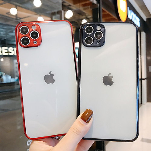 

Case For Apple iPhone 11 / iPhone 11 Pro / iPhone 11 Pro Max Shockproof Back Cover Solid Colored TPU