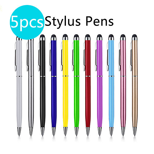 

5pcs Universal Capacitive Touch Screen Stylus Pen for Any phone Any pad Touch Suit for all Smart Phone Tablets PC