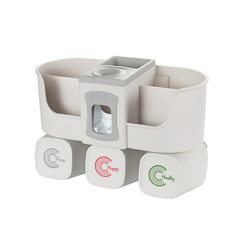 

Toothbrush Holder Self-adhesive Plastics 1pc Wall Mounted