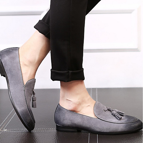 

Men's Loafers & Slip-Ons Daily PU Black Yellow Red Fall Spring