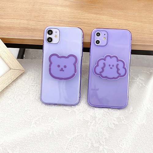 

Case For Apple iPhone 11 / iPhone 11 Pro / iPhone 11 Pro Max Shockproof / with Stand Back Cover Cartoon TPU