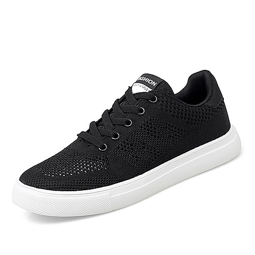 

Unisex Summer / Fall Casual Daily Outdoor Sneakers Running Shoes / Walking Shoes Mesh Breathable Non-slipping Shock Absorbing Black / Red