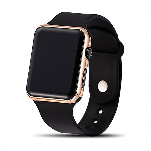 

Men's Digital Watch Digital Stylish Silicone Black LCD Large Dial Digital Classic Casual - Golden / Brown Black Blue One Year Battery Life