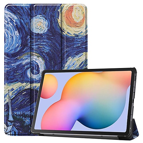

Case For Samsung Galaxy Tab S6 Lite (SM-P610/615)/ Tab S6 T860/856 /Tab S5e T720 10.5 Card Holder/Flip /Pattern Full Body Cases Starry Sky PU Leather For Samsung Galaxy Tab A 10.1(2019)T510