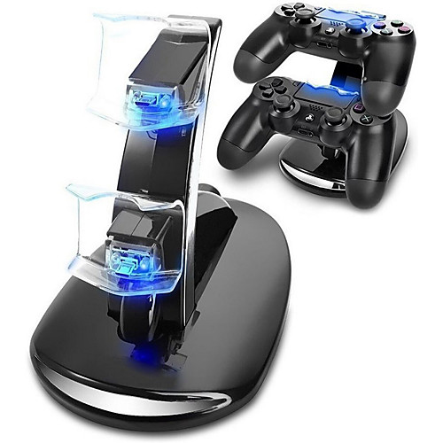 

Dual USB Charge Dock For Sony Playstation 4 Controller Gamepad Handle Cradle Double Charging Charger For PS4 Games Accessories