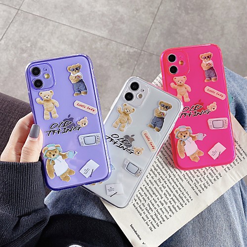 

Case For Apple iPhone 11 / iPhone 11 Pro / iPhone 11 Pro Max Shockproof Back Cover Cartoon TPU