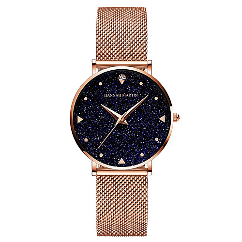

Women's Quartz Watches Fashion Silver Rose Gold Alloy Chinese Quartz Rose Gold GoldenBlack Black Adorable 1 pc Analog One Year Battery Life