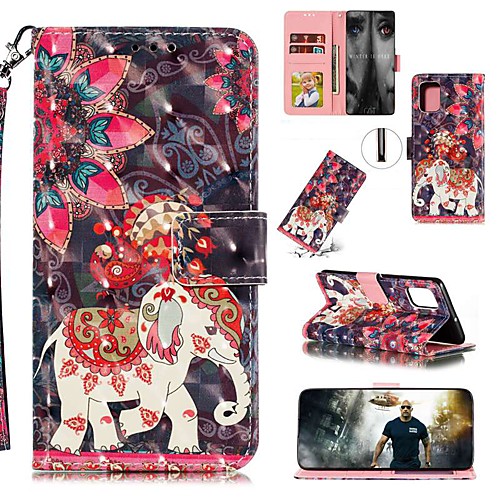 

Case For Samsung Galaxy A90(2019) / Galaxy A20e /Galaxy A80 Wallet / Card Holder / with Stand Full Body Cases Animal PU Leather For Galaxy A90 5G/A10S/A20S/A10E/M30s/Note 10 Plus/S20 Ultra/A51/A71