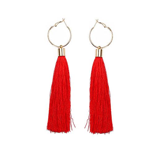 

Women's Earrings Holiday Wedding Birthday Romantic Earrings Jewelry Yellow / Red / Green For Date Street Festival 1 Pair