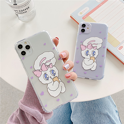 

Case For Apple iphone 11/pro11proMax/x/XS/XR/XSMax/8p/8/7P/7/SE(2020)Cover TPU Cartoon transparent