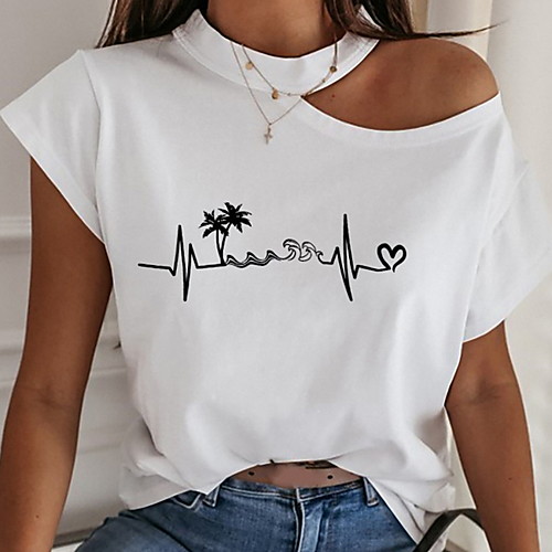 

Women's Geometric Blouse - Cotton Daily White