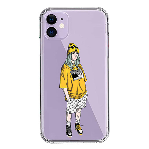 

Case For Apple iPhone 11/11 Pro/11 Pro Max/XS/XR/XS Max/8 Plus/7 Plus/8/7/6/6s Transparent Pattern Fall Proof Back Cover Billie Eilish Shed Tears Soft PCTPU