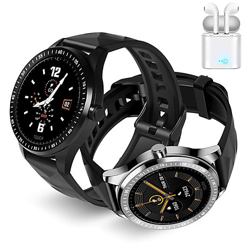 

JSBP E1 Women Smart Bracelet Smartwatch BT Fitness Equipment Monitor Waterproof with TWS Bluetooth Wireless Headphones Music Headphones for Android Samsung/Huawei/Xiaomi iOS Mobile Phone
