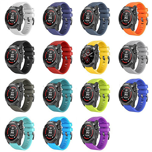 

Watch Band for Fenix 5 Plus Garmin Sport Band Silicone Wrist Strap