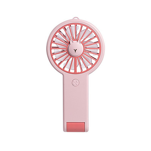 

USB Small Electric Hand Fan Portable Mini Fan Soft Wind with Night Light