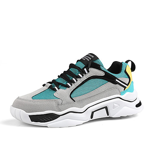 

Men's Mesh Fall / Spring & Summer Trainers / Athletic Shoes Running Shoes / Walking Shoes Breathable Green / Blue / Black
