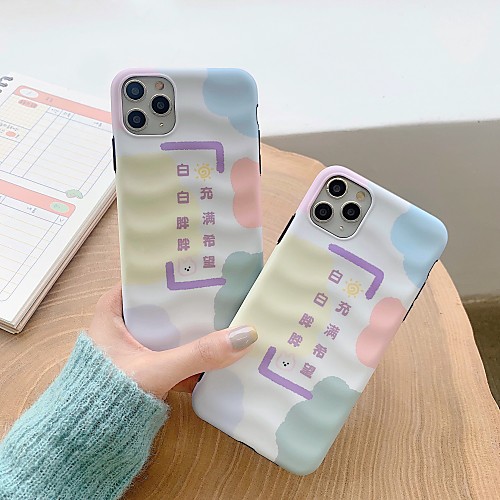 

Case For Apple iPhone 11 / iPhone 11 Pro / iPhone 11 Pro Max Shockproof Back Cover Word / Phrase / Cartoon TPU