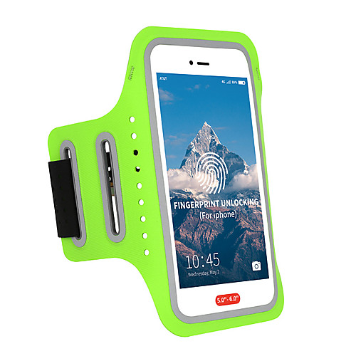 

Phone Armband Running Armband for Running Hiking Outdoor Exercise Traveling Sports Bag Adjustable Waterproof Portable Lycra Men's Women's Running Bag Adults