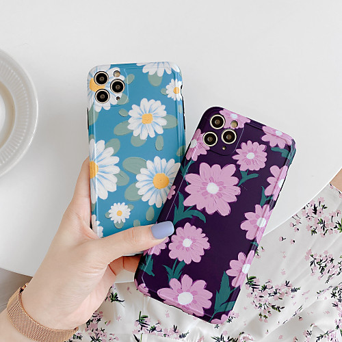 

Case For Apple iPhone 11 / iPhone 11 Pro / iPhone 11 Pro Max Shockproof Back Cover Cartoon / Flower PC