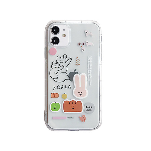 

Case For Apple iPhone 11 / iPhone 11 Pro / iPhone 11 Pro Max Shockproof Back Cover Cartoon TPU