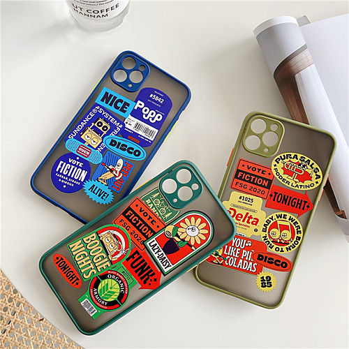 

Case For Apple iPhone 11 / iPhone 11 Pro / iPhone 11 Pro Max Shockproof / Dustproof / Pattern Back Cover Playing with Apple Logo / Solid Colored / Cartoon Silica Gel iPhone 6/7/8/678plus/XS/XR/XS MAX