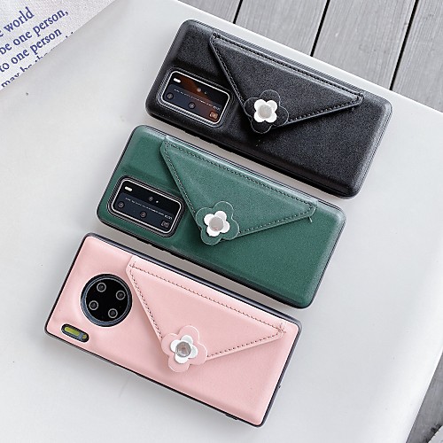 

Phone Case For Huawei Back Cover Leather HUAWEI P40 HUAWEI P40 Pro Huawei P30 Huawei P30 Pro Mate 30 Mate 30 Pro nova 5 nova 5 pro Huawei Nova 6 Shockproof Solid Color PU Leather