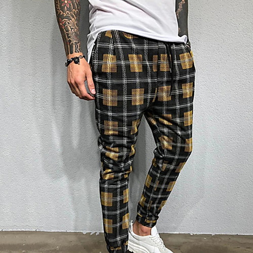 

Men's Basic Loose Chinos Pants - Plaid Red Yellow Army Green US32 / UK32 / EU40 / US34 / UK34 / EU42 / US36 / UK36 / EU44