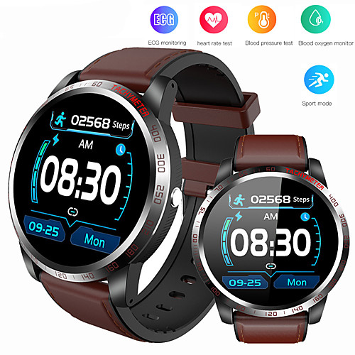 

W3 Smartwatch Fitness Running Watch Bluetooth ECGPPG Pedometer Call Reminder Waterproof Heart Rate Monitor Sports IP 67 45mm Watch Case for Android iOS Men Women / Calories Burned / Long Standby