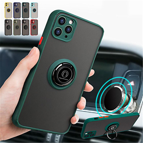 

Camera Protection Case For iphone SE 2020 / 11 / 11Pro /11 Pro Max / X / XR / XS Max / 8 / 8 PLus / 7 / 7Plus / 6S Plus / 6S Magnetic Ring Bracket Holder Luxury Shockproof Full Cover