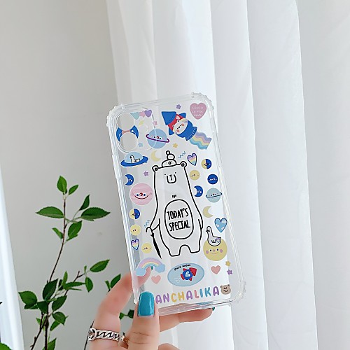 

Case For Apple iPhone 11 / iPhone 11 Pro / iPhone 11 Pro Max Shockproof Back Cover Cartoon TPU