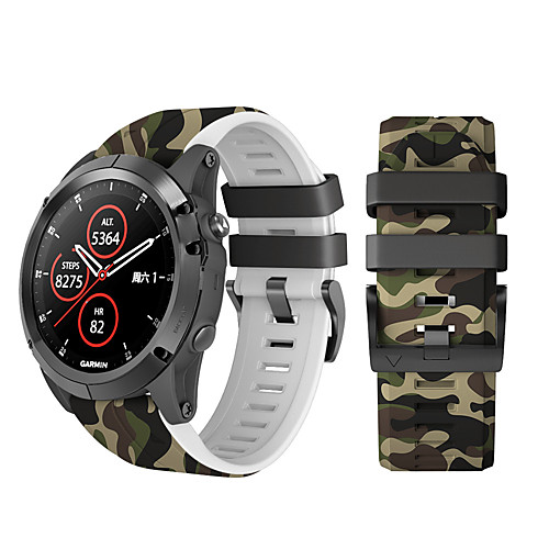 

22mm Watch band Quick Release Wrist Band Watch Strap For Garmin Fenix6 /Fenix6 Pro/ Fenix 5 /Forerunner 935 Easyfit Printed Fashion Sports Silicone