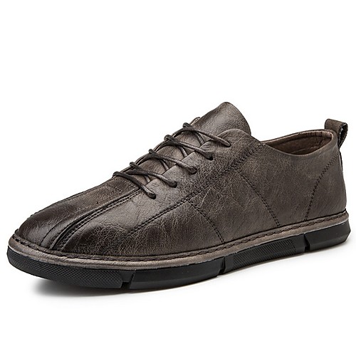 

Men's Spring & Summer Classic Daily Oxfords PU Black / Khaki / Brown