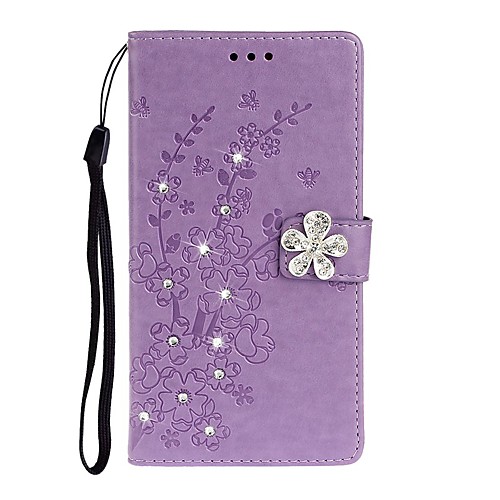 

Case For Xiaomi Redmi Note 9 Pro Max/Note 9S/Note 8T Wallet/Card Holder/Rhinestone Full Body Cases Solid Colored/Glitter Shine / Flower PU Leather For Xiaomi Note 10 Pro/Redmi K20 Pro/8A/8/Note 8 Pro