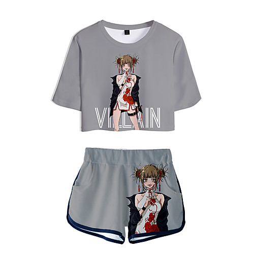 

Inspired by Cosplay Bakugou Katsuki Cosplay Costume Outfits Polyster Print Printing Shorts For Women's / Men's / T-shirt