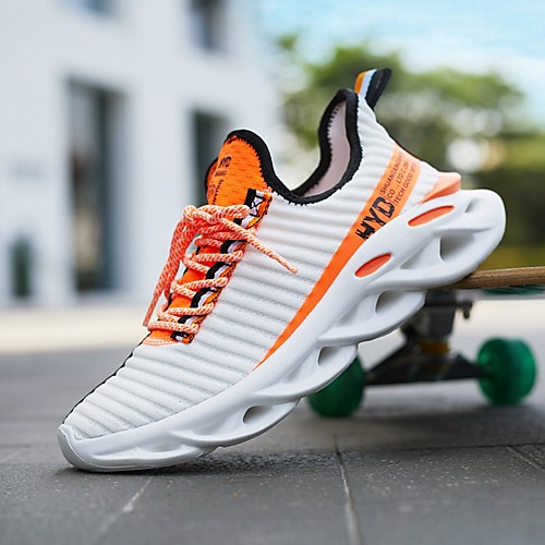 

Men's Summer Outdoor Trainers / Athletic Shoes Tissage Volant Non-slipping White / Black / Red