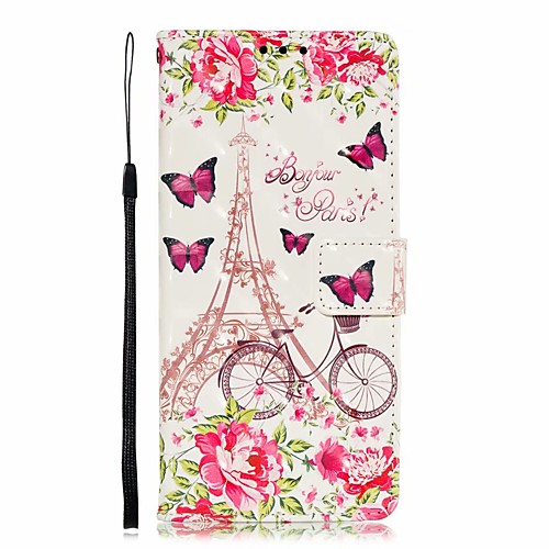 

Case For Samsung Galaxy S9 / S8 Plus / Note 9 Shockproof / Pattern Full Body Cases Tile / Scenery PU Leather / TPU