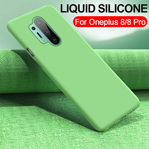 

Original Liquid Silicone Phone Case For OnePlus 8 Pro OnePlus 7 Pro OnePlus 6T One Plus 7T Pro One Plus 6 Soft TPU Bumper Shockproof Protection Back Cover