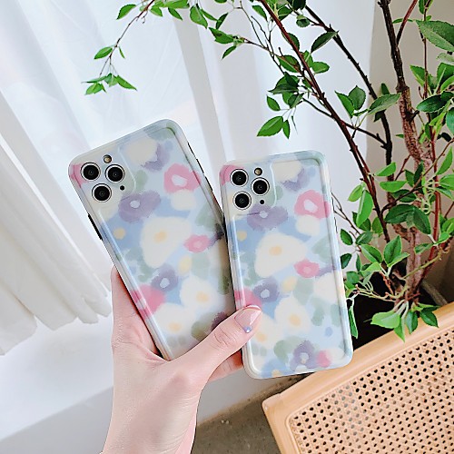 

Case For Apple iPhone 11 / iPhone 11 Pro / iPhone 11 Pro Max Shockproof Back Cover Flower TPU
