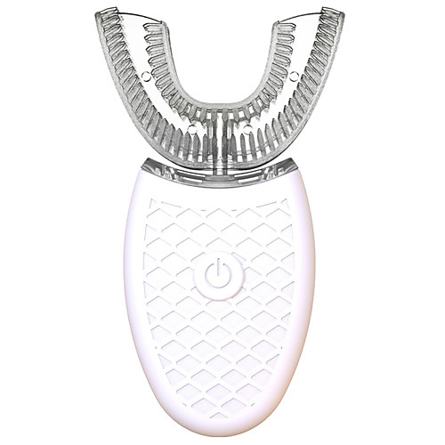 

360 Degrees Intelligent Automatic Sonic Electric Toothbrush U Type Tooth Brush USB Charging Tooth Whitening Blue Light