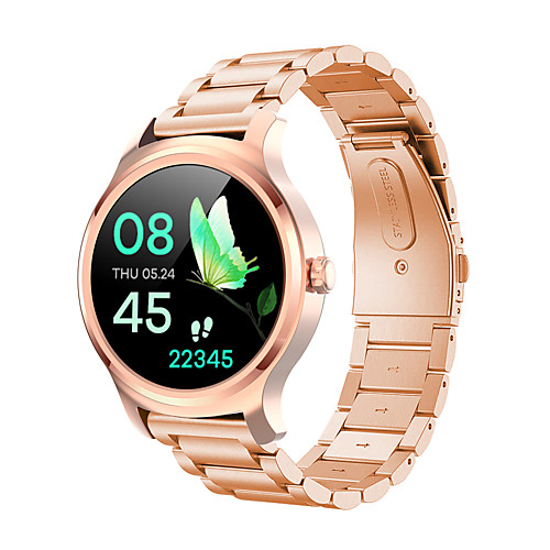 

KUPENG R2N Smartwatch Fitness Running Watch Bluetooth Timer Stopwatch Pedometer Waterproof Touch Screen Heart Rate Monitor IP 67 47mm Watch Case for Android iOS Men Women / Blood Pressure Measurement