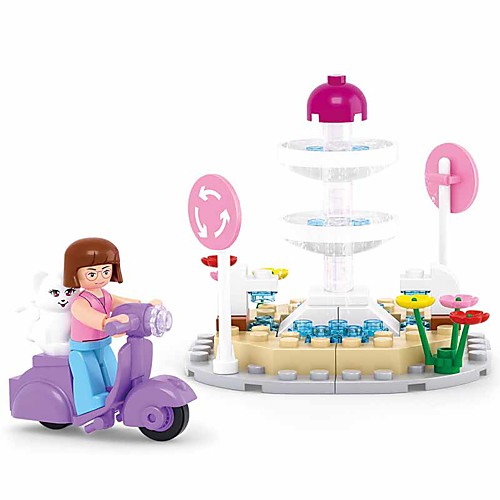 

Building Blocks Educational Toy 79 pcs Castle Cartoon compatible Plastic Shell Legoing Exquisite Hand-made Decompression Toys DIY Boys and Girls Toy Gift / Kid's